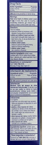 Vista 4 de Aim Kids Mega Bubble Berry - Pasta de dientes en gel anticaries con flúor, 4.4 onzas (paquete de 2)