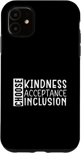 Vista 8 de Choose Kindness Acceptance Inclusion Orange Day Case for iPhone 17
