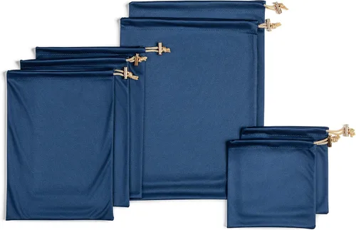 Vista 6 de Valante Juego de bolsas de almacenamiento con cordón de microfibra para productos íntimos (Pequeño)