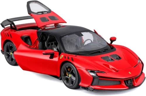 Vista 4 de Bburago 1:24 Ferrari R&P SF90 XX Stradale