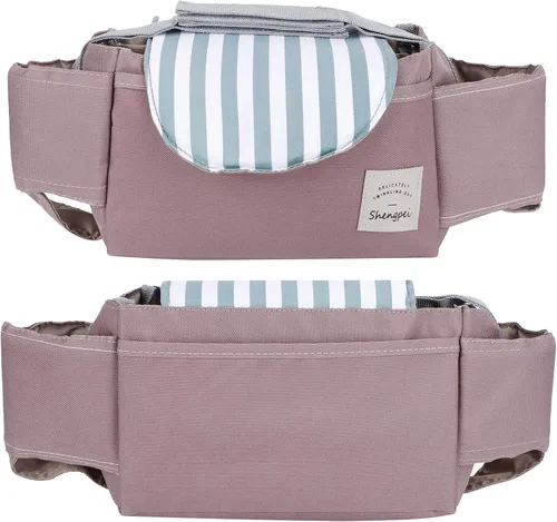 Vista 5 de Baby Stroller Organizer, Universal Stroller Cup Holder Storage Bag Baby Strollers Accessory (GsycleoXGO-14)