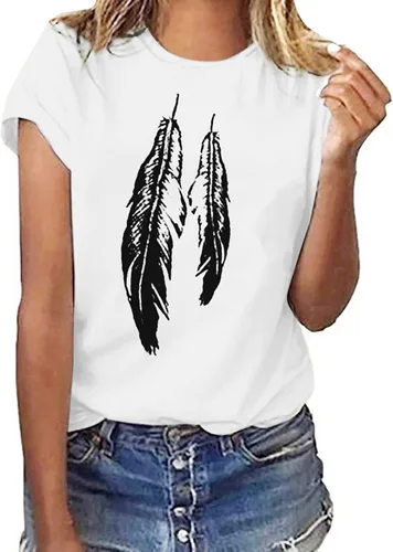 Vista 67 de Camiseta con estampado de animales para mujer, camiseta de libélula divertida, linda camiseta de manga corta, blusa de primavera 2023, camisas