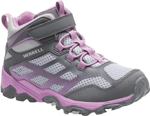 Vista 10 de Merrell Moab FST Mid a/C WTRPF - Zapatillas de senderismo para niños 2-Negro Hv
