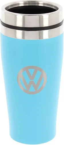 Vista 12 de BRISA VW Collection - Double-Wall Stainless Steel Insulated Tumbler Azul