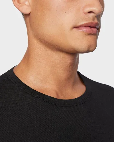 Vista 3 de 32 Degrees - Camiseta ligera para hombre, manga larga, ajuste de forma, elástico en 4 direcciones, térmica