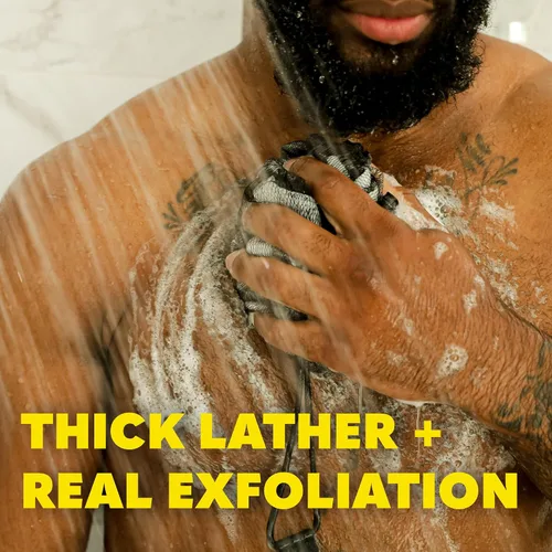 Vista 3 de The Beard Club Gel de ducha resistente para hombre con limpieza exfoliante, espuma rica y aroma característico, gel de baño para hombre