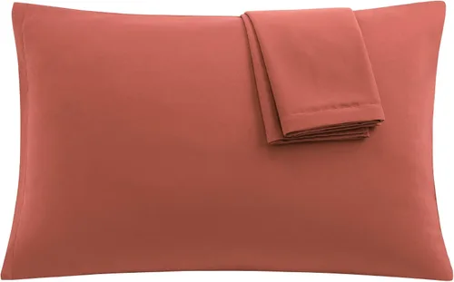 Vista 21 de uxcell Paquete de 2 fundas de almohada de microfibra suave serie 1800 con cremallera estándar (20 x 26 pulgadas), color dorado