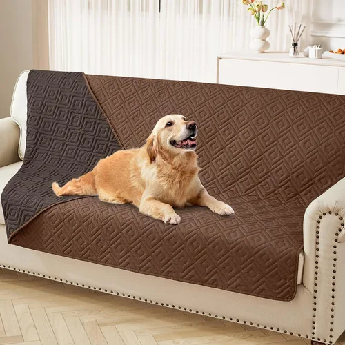 Vista 26 de hyha Manta impermeable para perros, funda suave para cama de perro, mantas para mascotas, funda impermeable para sofá y sillón para perros lavable