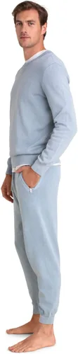 Vista 2 de Barefoot Dreams Sunbleached - Pantalones deportivos para hombre, pantalones de gimnasio, 100 % algodón