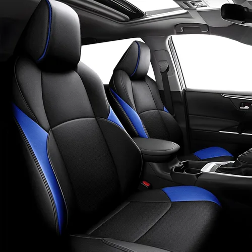 Vista 43 de Seat Covers for Mazda 3 2014 2015 2016 2017 2018 Custom Fit,Faux Leather Waterproof AirbagCompatible Car Seat Cover Full Set Black