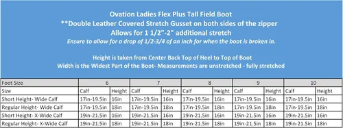 Vista 4 de Ovation Flex Plus Botas de campo negro para mujer