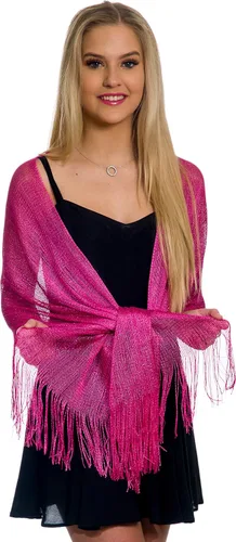 Vista 5 de ShineGlitz - Chales y mantones elegantes para mujer, para usar con ropa y vestidos de noche