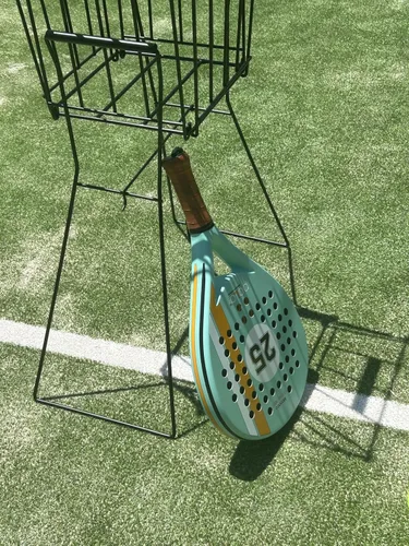 Vista 14 de Pala de pádel Mónaco Carbon Soft - Mint PALA, pala Lite con fibra de carbono, ideal para principiantes