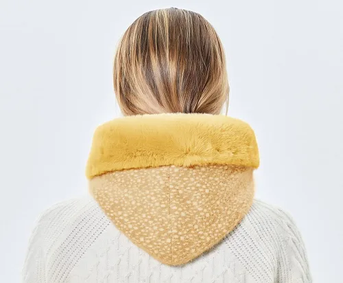 Vista 13 de Gorros de invierno para mujer, pasamontañas, bufanda, para clima frío, conjunto para mujer, gorro con capucha
