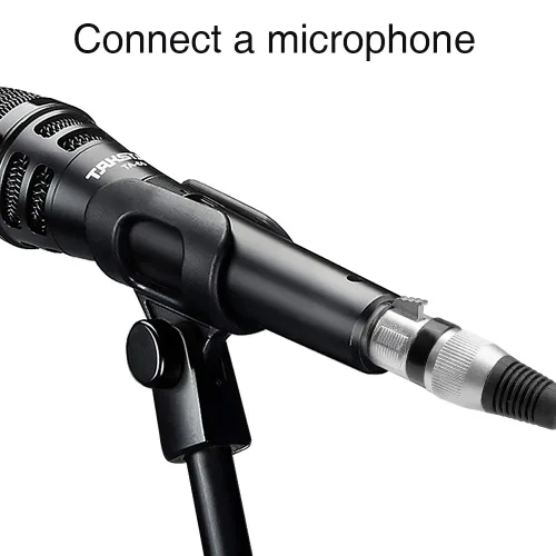 Vista 6 de Cable divisor XLR, 3 pines doble XLR hembra a macho, cable en Y, cable de micrófono equilibrado, adaptador de audio (1 macho a 2 hembra) - 1.5 pies