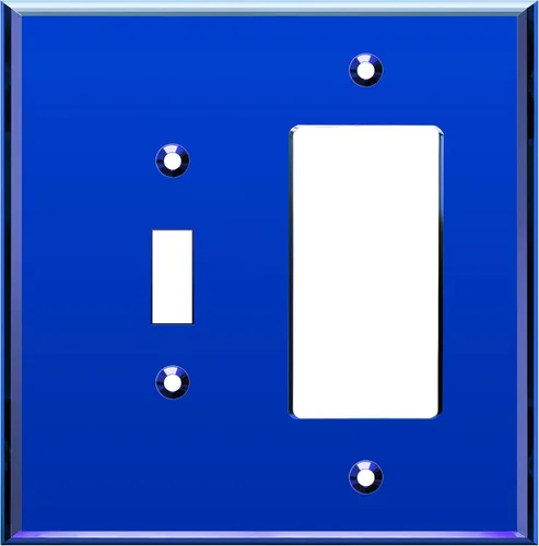 Vista 38 de LIDER Placa de pared dúplex para receptáculo, cubierta de salida con espejo, de gran tamaño, 1 cuadrilla Dorado