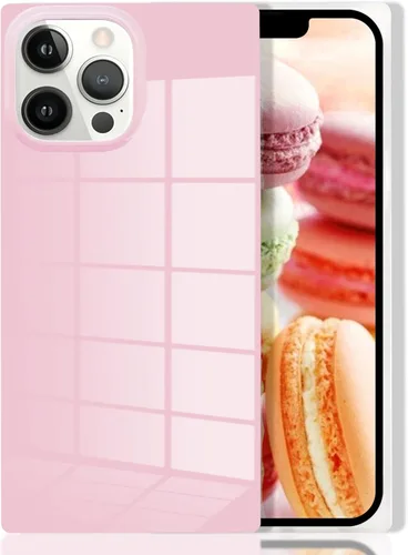 Vista 25 de Funda rectangular compatible con iPhone 15 Neon para mujer, diseño de lujo de fluorescencia brillante, flexible, suave, delgada, de gel de goma TPU