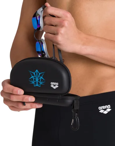 Vista 5 de ARENA Unisex Adult Swim Goggle Case for Swimmers Protective Hardcover Carrying Case Clip for Backpacks