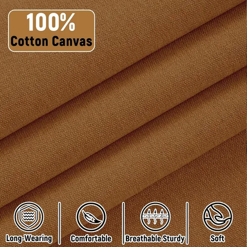 Vista 4 de Professional Chef Apron, 100% Cotton Canvas, Perfect for Cooking, Grilling, BBQ, and Kitchen Work, Durable & Stylish