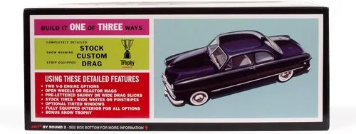 Vista 2 de AMT 1949 Ford Coupe The 49'er - Kit de modelo a escala 1:25 del Ford Coupe de 1949