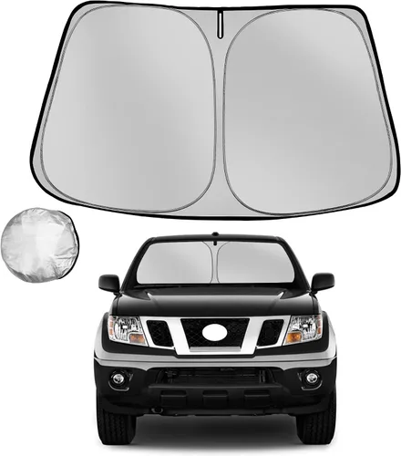 Vista 45 de [Usado] Parasol para parabrisas Che-vrolet/Chevy Silverado 1999-2006 plegable para ventana delantera de automóvil, bloquea los rayos UV y el calor
