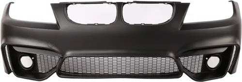 Vista 3 de Parachoques delantero con aspecto M4 M3 F80 compatible con BMW E90 E91 Serie 3 2009-2011 sin orificios PDC con luces antiniebla
