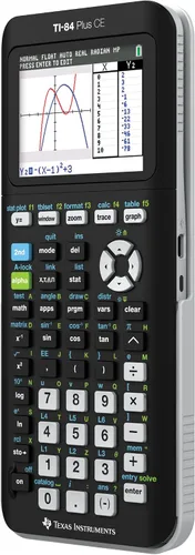 Vista 2 de Calculadora gráfica TI84PLSCEBLUBRY de Texas Instruments, Negro