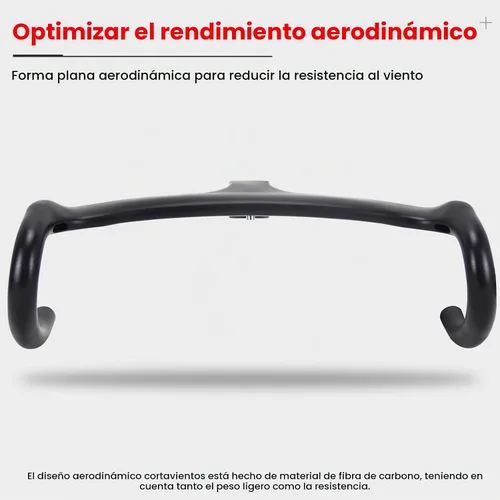 Vista 6 de Manillares de fibra de carbono RXL SL para bicicleta de carretera con vástago integrado, manillar de bicicleta de carretera integrado de carbono