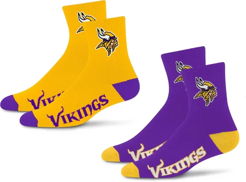 Vista 15 de For Bare Feet Calcetines quarter NFL unisex para adultos