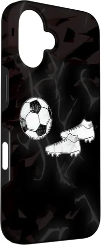 Vista 3 de iPhone 16 Balón de fútbol y zapatos Cool Football Sport Jugadores Equipo Caja de regalo