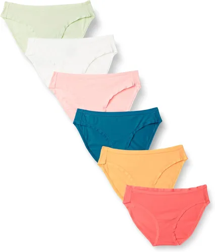 Vista 28 de Amazon Essentials Ropa interior de bikini de algodón y elastano para mujer (disponible en tallas grandes)