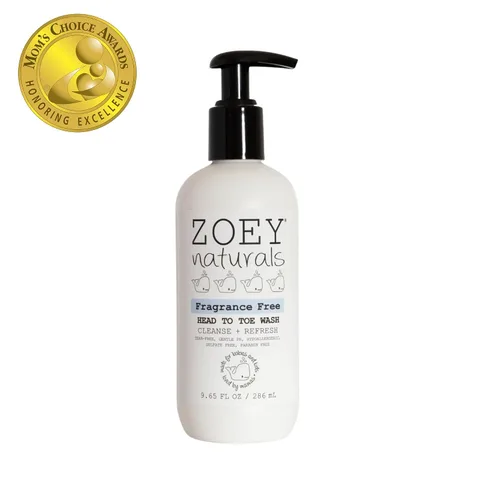 Vista 9 de Zoey Naturals Sweet Citrus Baby Wash & Shampoo, hecho para pieles sensibles, sin lágrimas, sin parabenos, todo natural, fabricado en los Estados