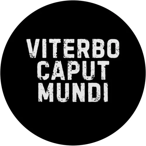 Vista 3 de Viterbo Caput Mundi Città Simpatica Uomo Donna Bambino PopSockets Adhesive PopGrip