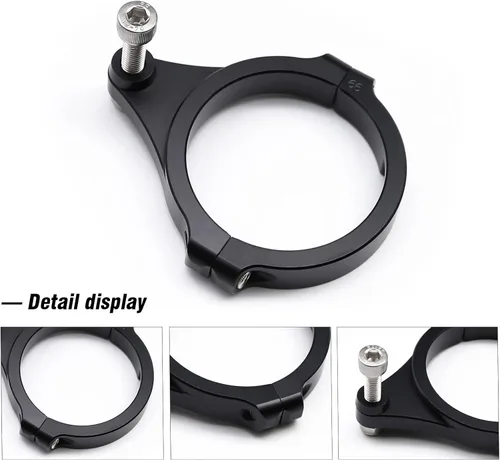 Vista 5 de Kit de amortiguador de dirección de scooter eléctrico para King GT King GT Pro Kaabo Wolf King+ (negro)