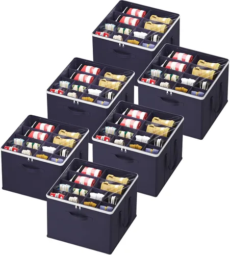 Vista 25 de Lifewit Organizador de almacenamiento de zapatos para armario para 12-16 pares, contenedor de almacenamiento grande de tela con cubierta