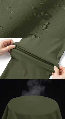 Vista 6 de TACVASEN Pantalones de senderismo para mujer de secado rápido con bolsillos con cremallera
