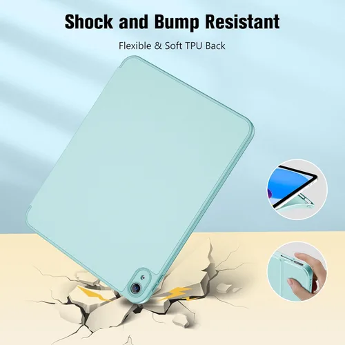 Vista 6 de ProCase Funda para iPad (A16) de 11ª Generación de 11 Pulgadas 2025/iPad de 10ª Generación de 10.9 Pulgadas 2022 con Soporte para Lápiz, Funda