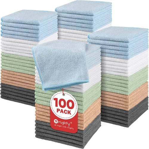 Vista 30 de Orighty Paquete de 5 toallas faciales de microfibra, altamente absorbentes y suaves al tacto, toallas de mano para baño, hotel, spa y gimnasio, 11.5