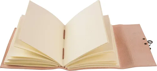 Vista 4 de Diario de búho, diario de cuero en relieve de búho, diario de cuero para hombres, diario de cuero para mujeres, diario de papel hecho a mano de 240