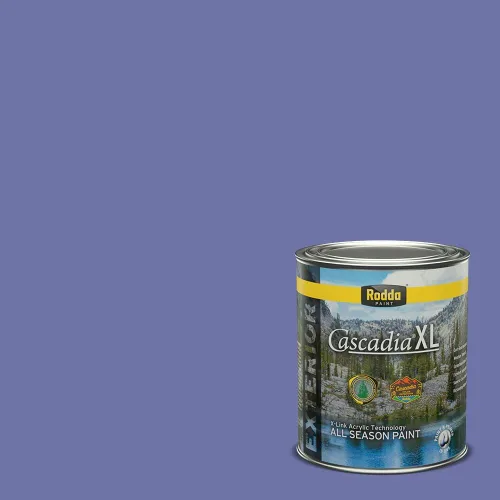 Vista 104 de Rodda Paint CASCADIA XL Pintura e imprimación satinada exterior en uno, cuarto de galón, Aquafir