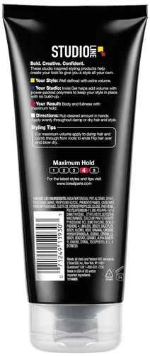 Vista 5 de L'Oreal Paris Studio Line INVISI Gel de fijación fuerte 6.80 oz