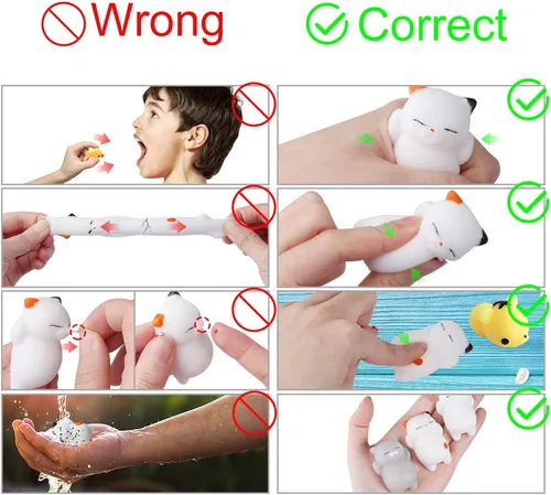 Vista 6 de Outee 12 piezas de juguetes de animales Mochi lindos Mochi para aliviar el estrés, animales Mochi, recuerdos de fiesta para niños, mini animales