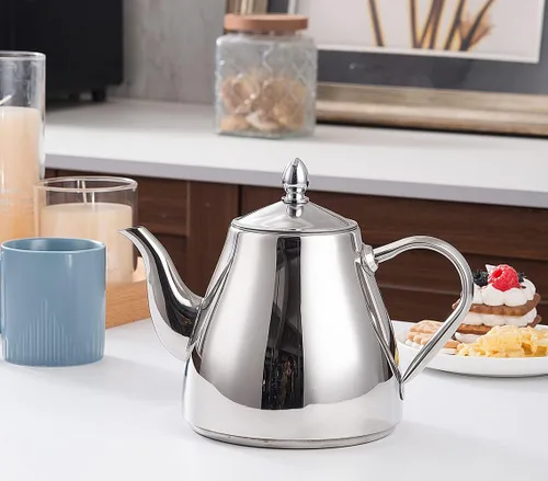 Vista 2 de SANQIAHOME Tetera de acero inoxidable con infusor 1200 ml