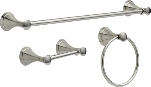 Vista 14 de Delta Faucet CLL63-PC Carlisle - Kit de accesorios de baño (3 piezas, cromado)