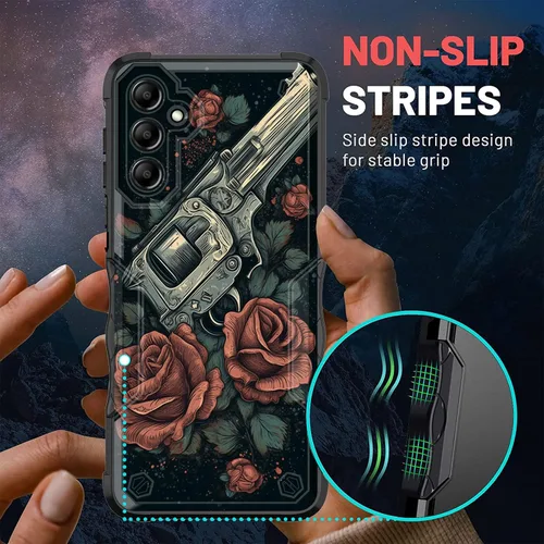 Vista 86 de Funda para Galaxy A14 5G, [Doble Capa][Protección contra Caídas de Grado Militar de 10 Pies] [Antideslizante] Funda Resistente a Prueba de Golpes