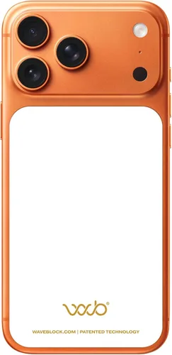 Vista 7 de WAVEBLOCK Bloqueador de EMF para Celular - Hecho para iPhone 11 - La única pegatina 5G-Shield patentada, respaldada científicamente y probada
