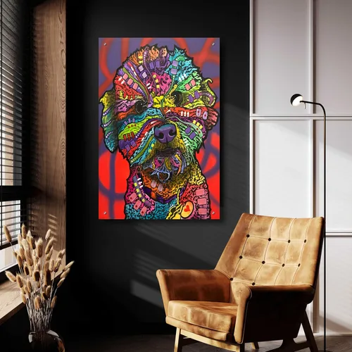 Vista 5 de Epic Art 'Wrigley' de Dean Russo, arte de pared de vidrio acrílico, 24 x 36 pulgadas