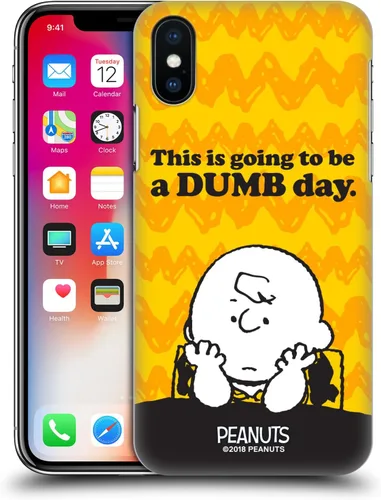 Vista 90 de Carcasa rígida para iPhone 7 y iPhone 8, diseño de cacahuetes, color marrón