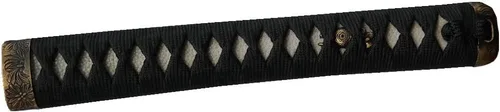 Vista 22 de Mango de Espada Tsuka 10.2in o Especificaciones Especiales Herrajes de Aleación/Cobre/Hierro e Imitación o Samegawa Real