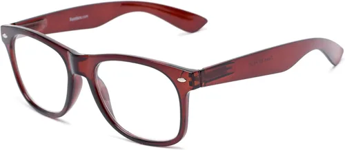 Vista 7 de Readers Readers.com Gafas de lectura: The Dean, Plástico Retro Square Style para Hombre y Mujer